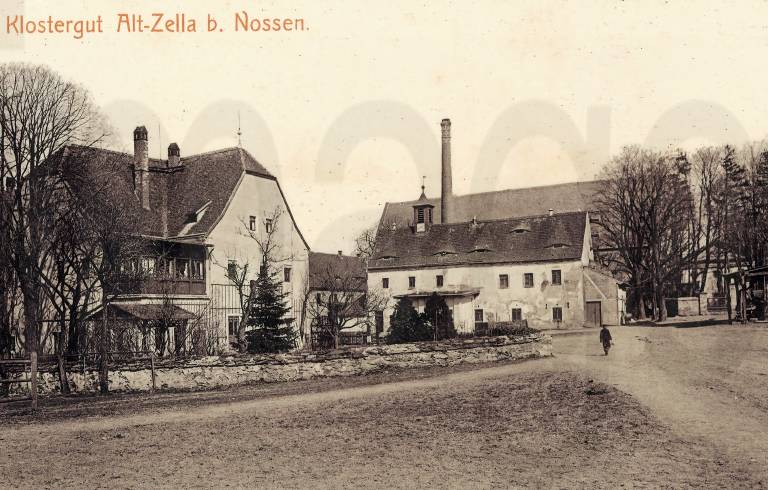 Klostergut Altzella im Jahr 1907 (Quelle: https://www.imago-images.de/st/0091438610)