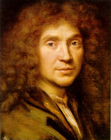 Moliére (1622 - 1673) / Gemälde von Pierre Mignard (https://www.art-prints-on-demand.com/)
