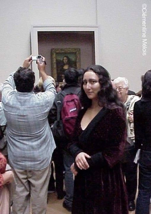 Expertin im Lächeln ist die Mona Lisa. (www.twitter.com / @IrenaBuzarewicz)
