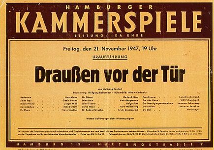 Theaterplakat aus Hamburg / www.wikipedia.org