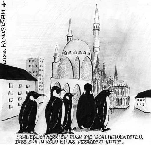 Nicht nur in Köln .... (Karikatur von Frank Speth / www.kunstsam.de)