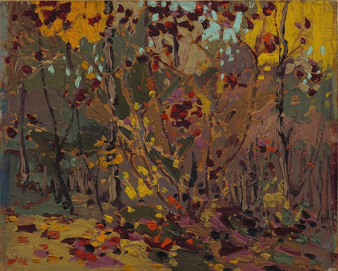 Maple Saplings, Octobet / Tom Thompson, 1915