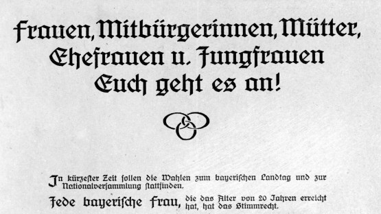 Flubglatt der DVP zu den Wahlen der Nationalversammlung 1919 (picture-alliance / akg-images) / (www.deutschlandfunk.de)