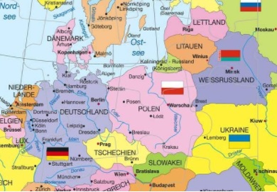 Von Weissrussland nach Deutschland: über die baltischen Staaten und Polen