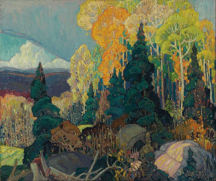 Autumn Hillside / Franklin Carmichael, 1920