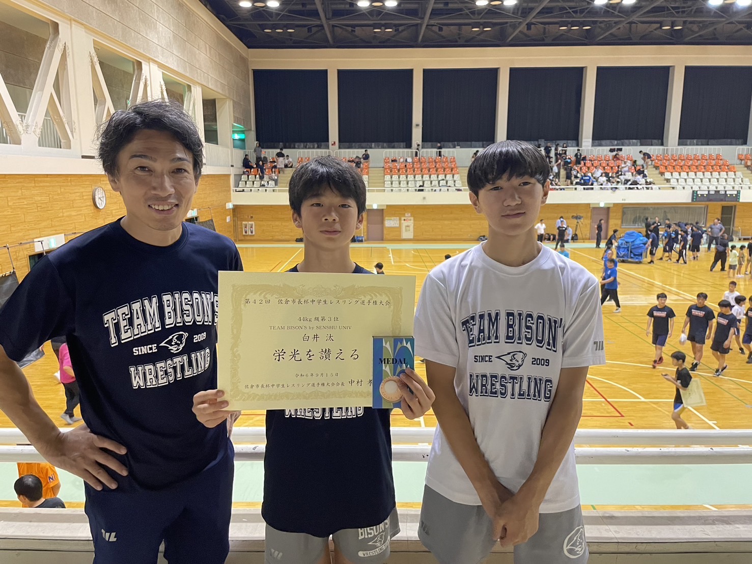 第42回佐倉市長杯中学生レスリング選手権大会