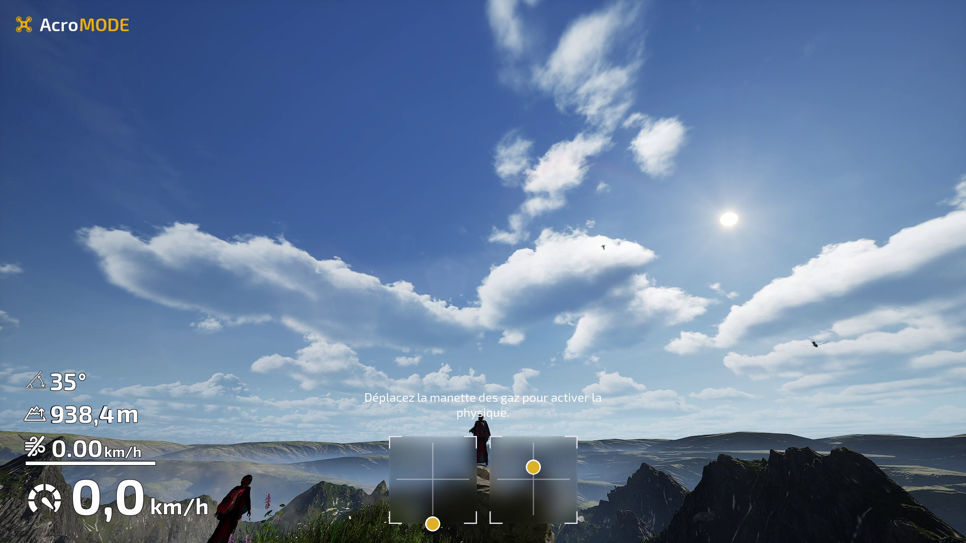 Wing suit, Attention ça part très vite