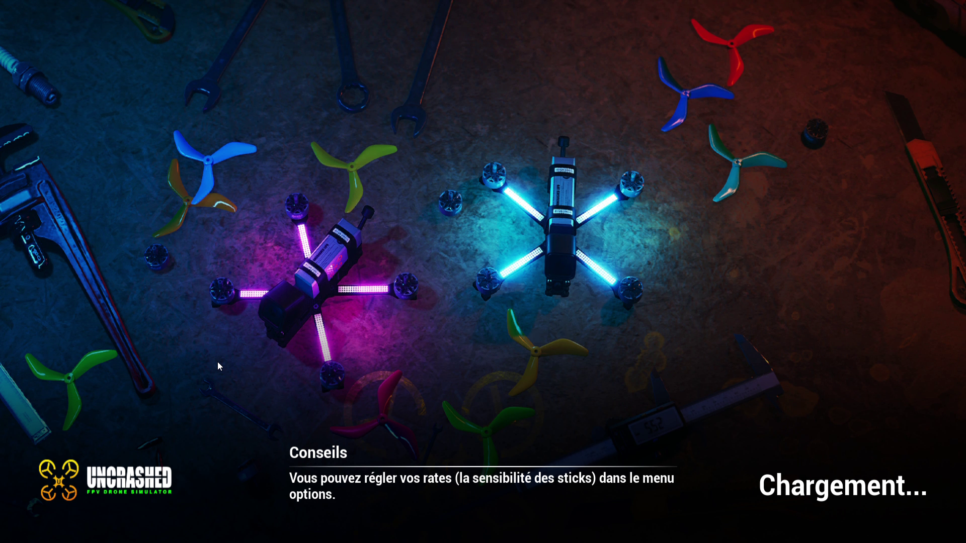 Test du simulateur de Drone UNCRASHED