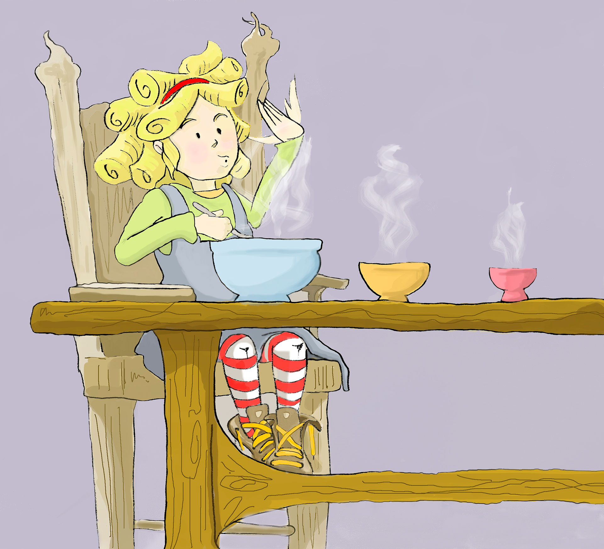 "GOLDILOCKS"- Ilustración digital - Kuaderno Ilustraciones - 2014