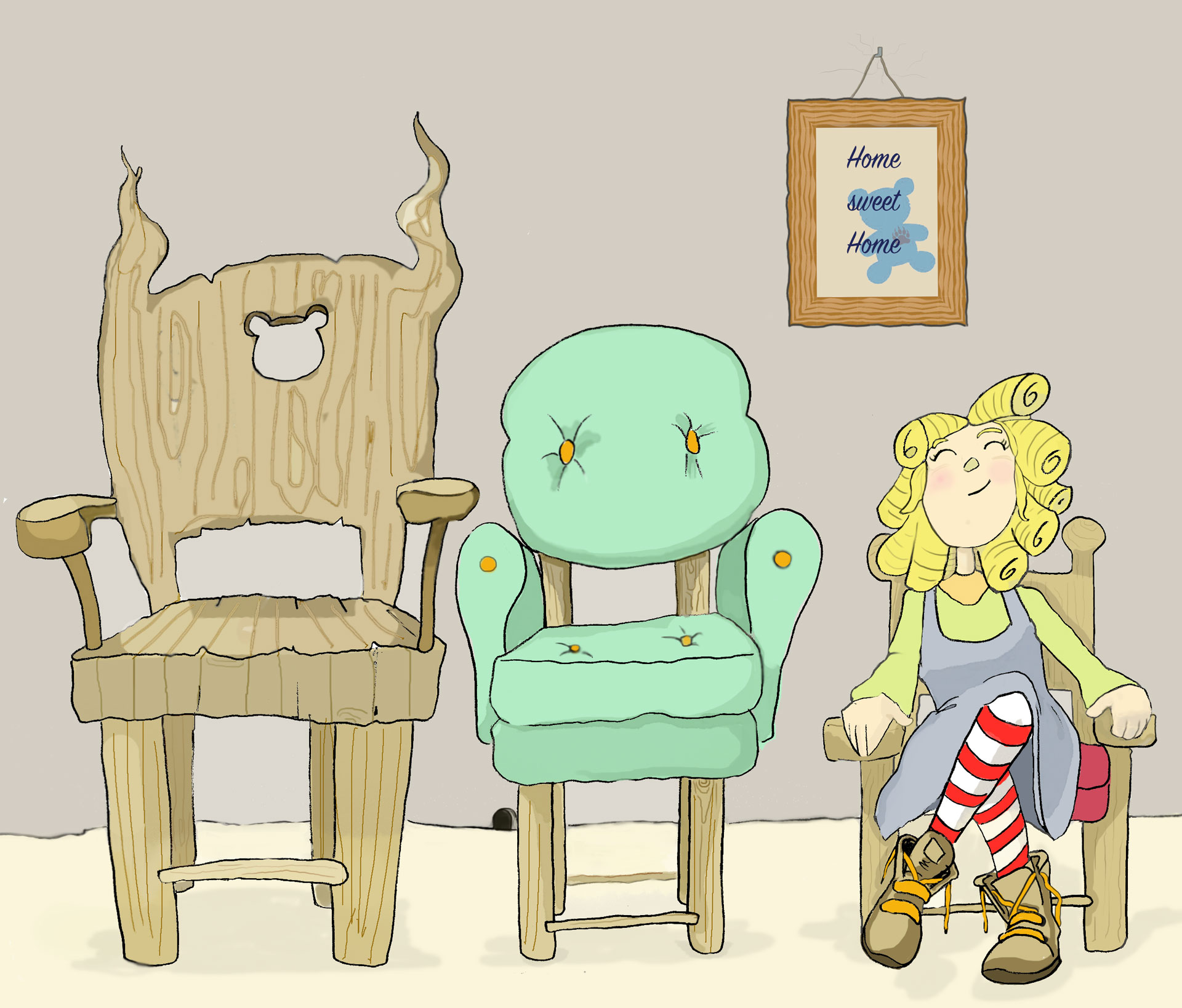 "GOLDILOCKS"- Ilustración digital - Kuaderno Ilustraciones - 2014