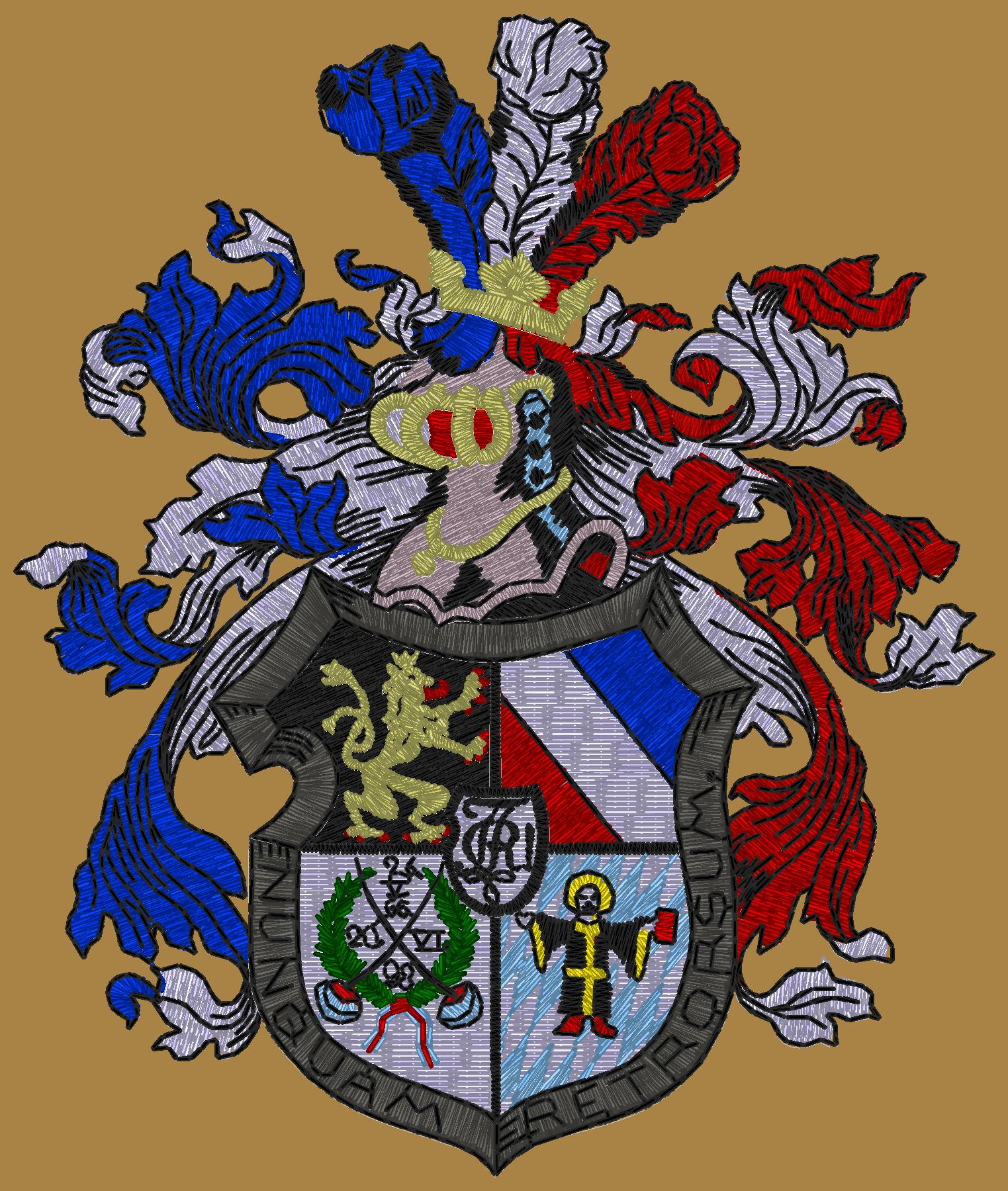 Gestickte Familienwappen gutgestickt.de