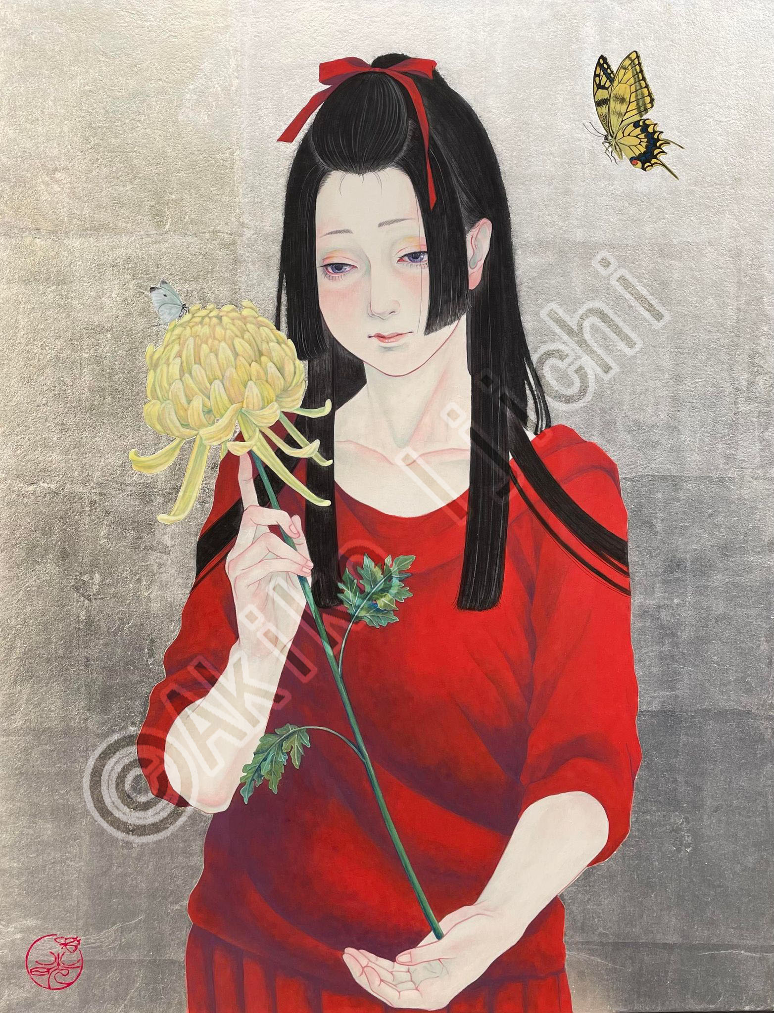 手向け・此岸　F10　問い合わせ可能　・画廊くにまつ inquiry Gallery Kunimatsu