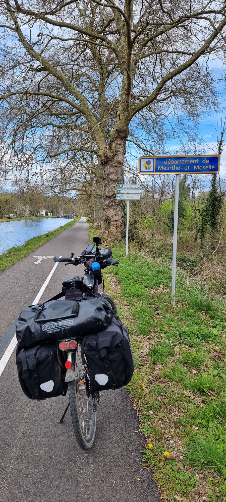 Am Canal des Vosges ins nächste Dpartement
