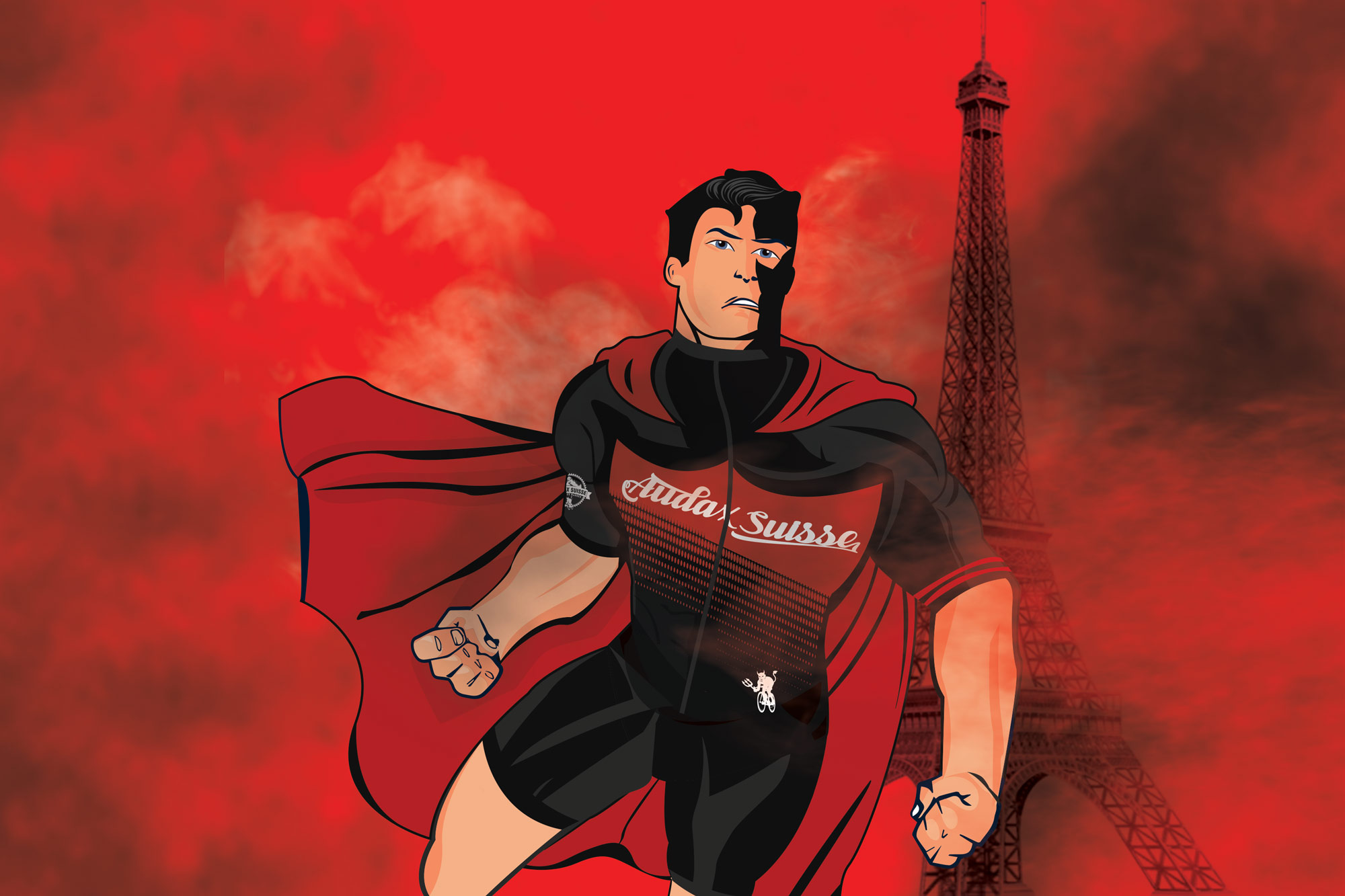 Glaube. Wille. (Wage)Mut. AUDAX. Wer braucht schon Kryptonit, wenn man ein AUDAX Jersey hat?
