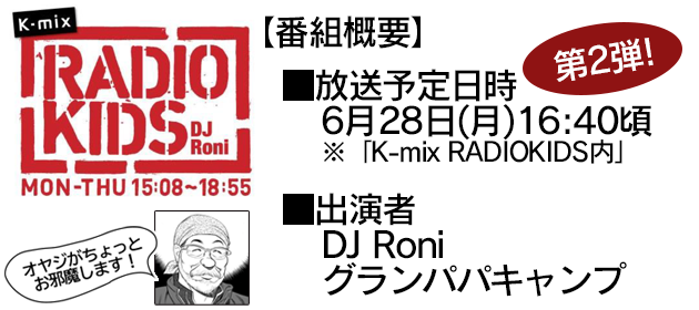 ラジオ静岡K-mix　RADIOKIDSなま出演　2021.6.1