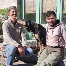 Christophe und Olivier begrüßen Sie