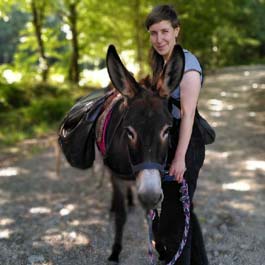 wanderung esel familie limousin frankreich