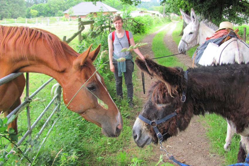 mit einem Esl in Frankreich wandern