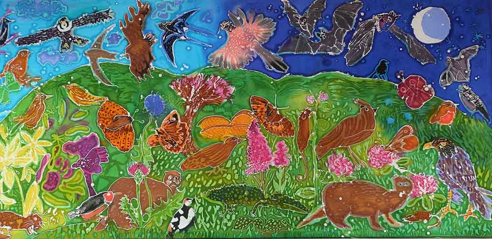 “The rare and protected flora and fauna of the Malvern Hills” by pupils at West Malvern Primary school