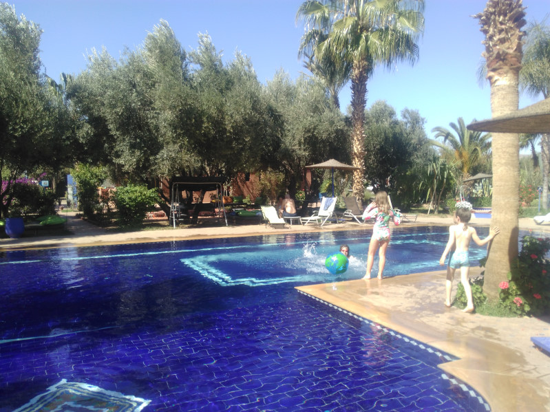 Cooler Pool in Marrakesch, aber echt cool