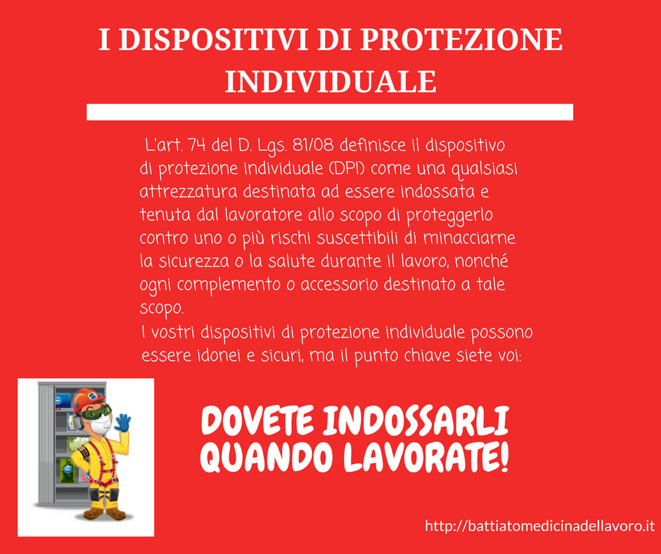 I dispositivi di protezione individuale - Viviana Battiato - Medico del
