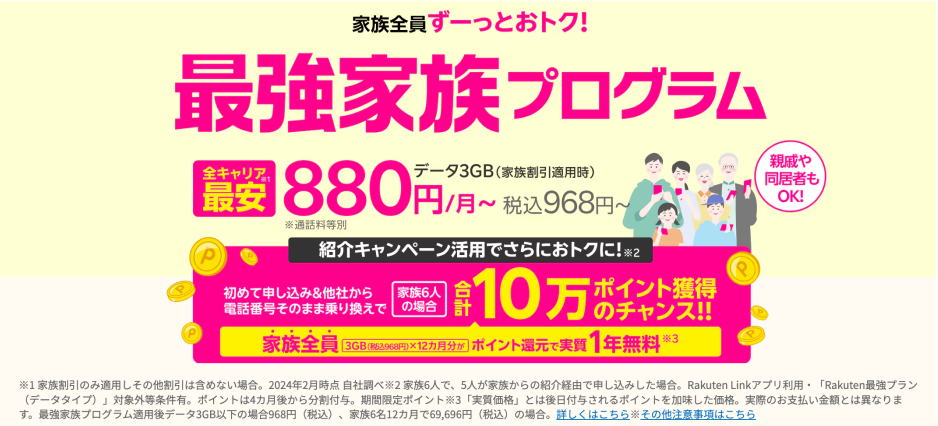 楽天モバイルキャンペーン画像