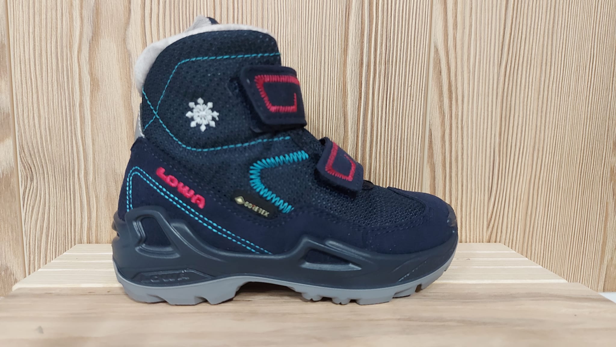 Lowa Kinder (Mädchen) Winterschuh Milo GTX Mid, blau, Preis 90 Euro