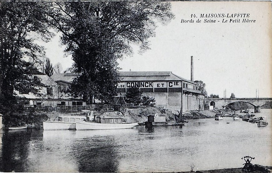 le chantier De Coninck à Maisons-Laffitte