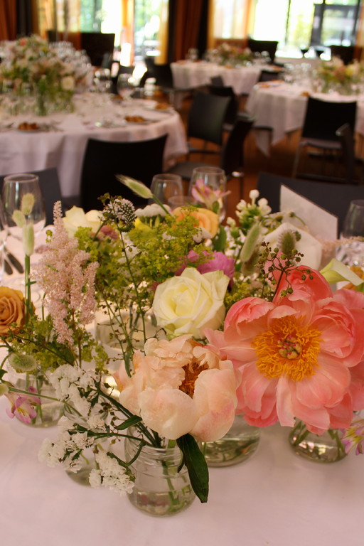 Tischdekoration Hochzeit  |  Hotel Seerose Meisterschwanden