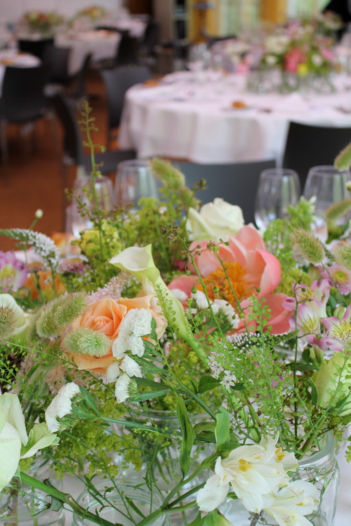 Tischdekoration Hochzeit  |  Hotel Seerose Meisterschwanden