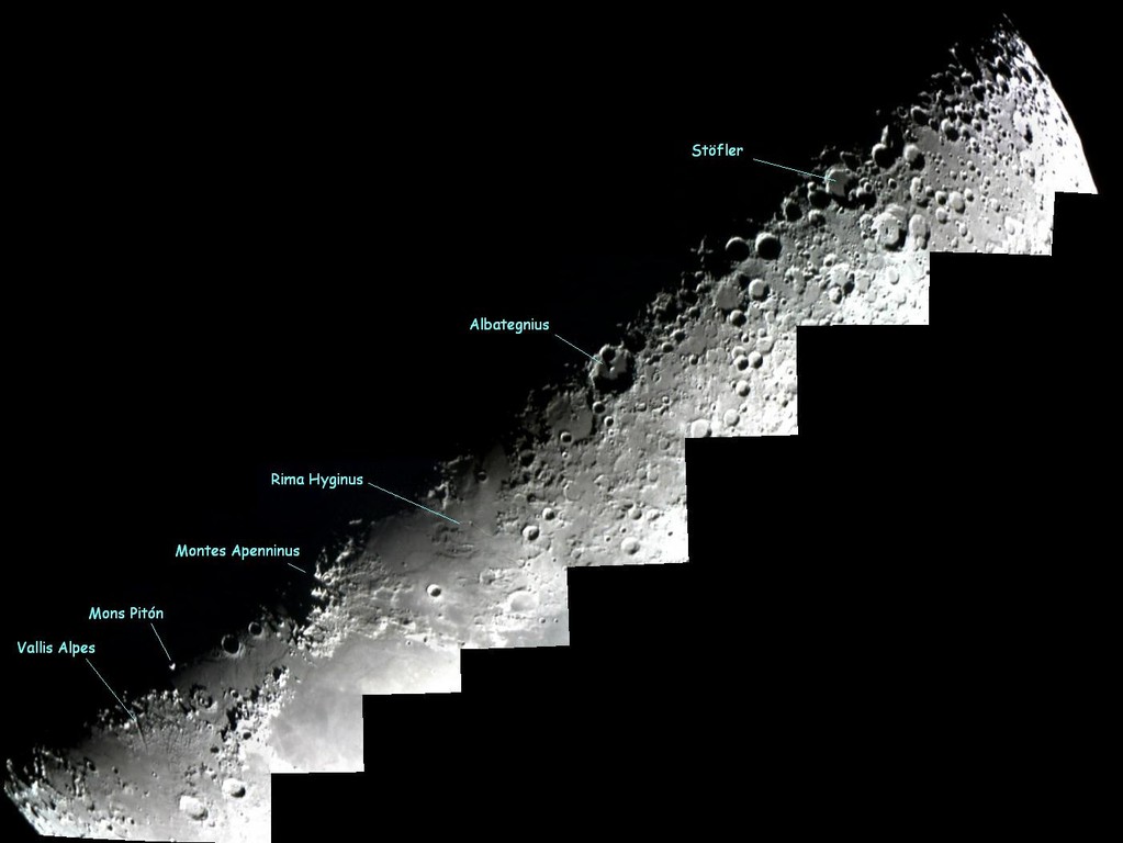 Terminador lunar con Toucam