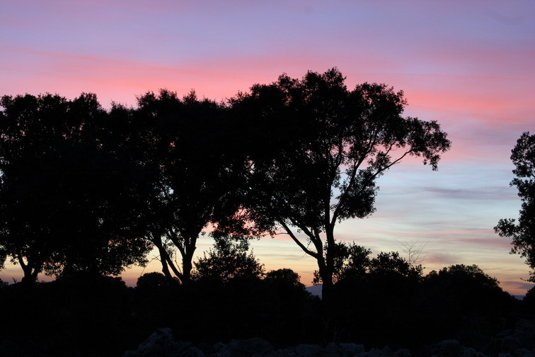 Puesta de sol, las Inviernas