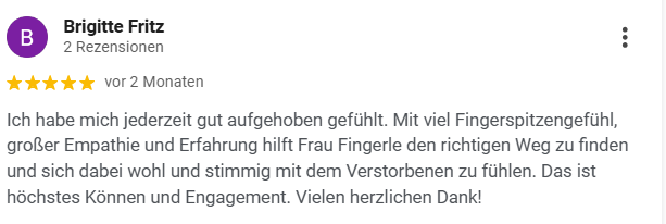 Kundenstimme aus Krugzell