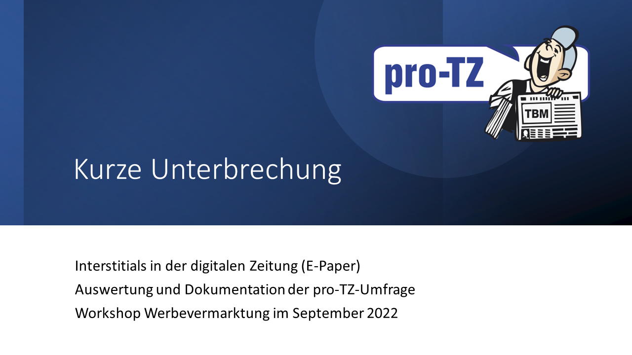 pro-TZ-Umfrage: Interstitial-Umsatz steigt