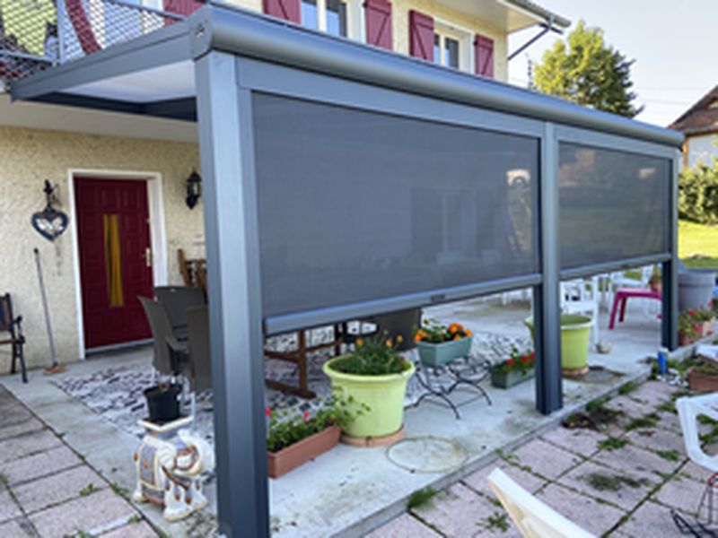 Store vertical exterieur ZIP coffre