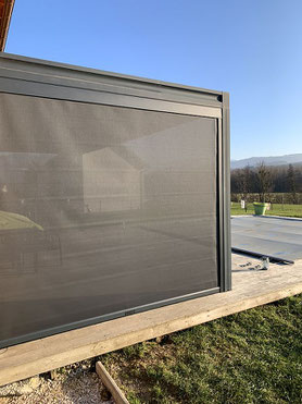 installation d'un store vertical ZIP