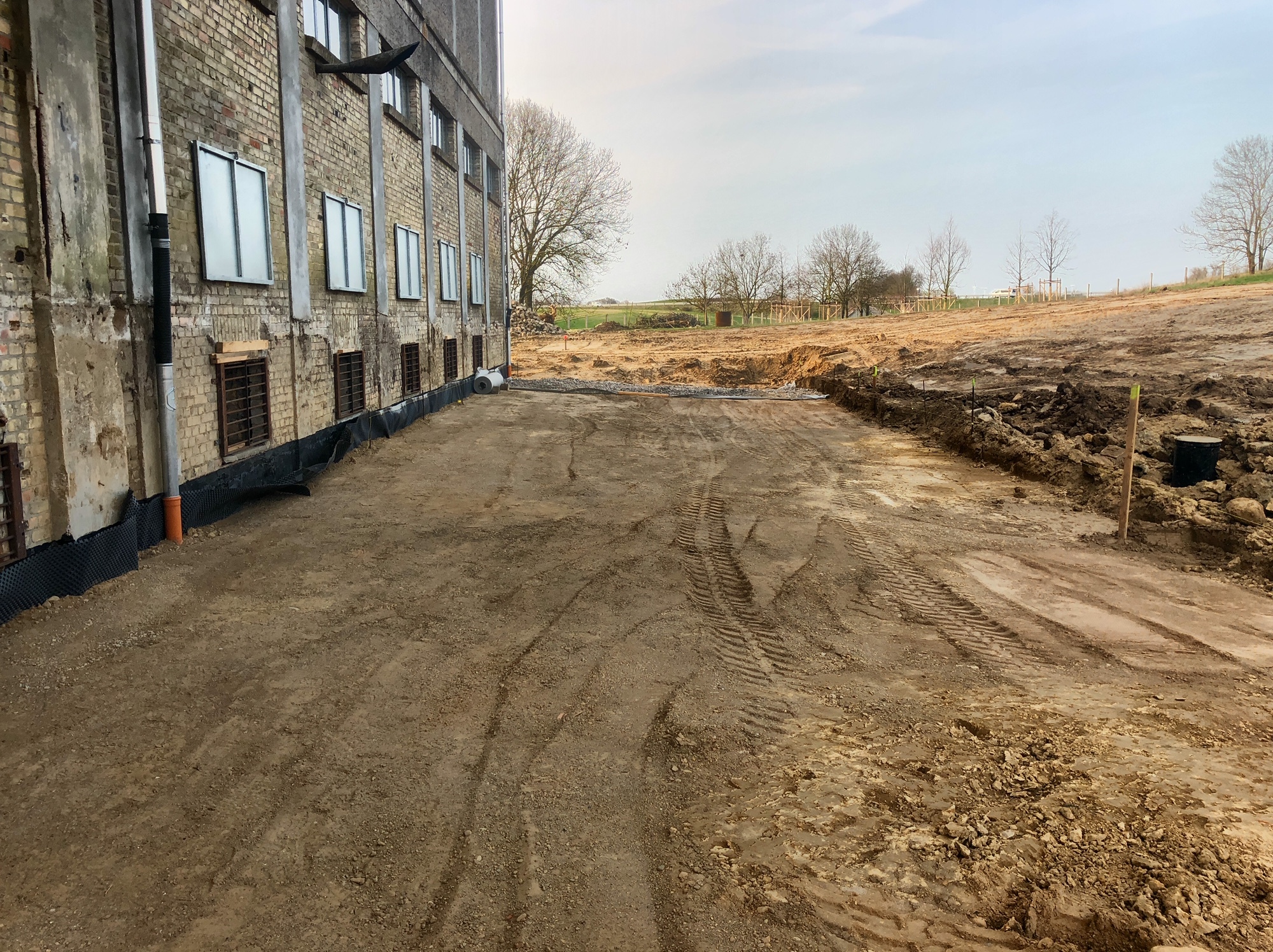 02.April 2019 Vorbereitung Planum Pflasterunterbau 