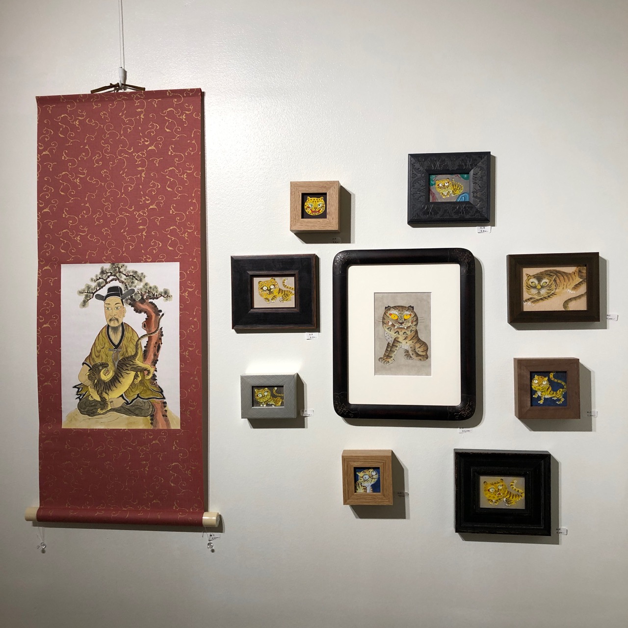 池貴巳子の韓国民画展「虎もかわいい」開催 - mori-koya ページ！