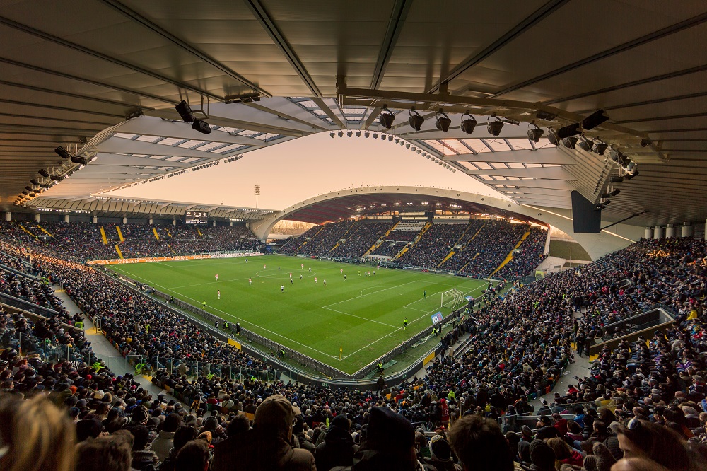 Im Stadion in Udine spielte die U21 Nationalmannschaft gegen Dänemark und Deutschland