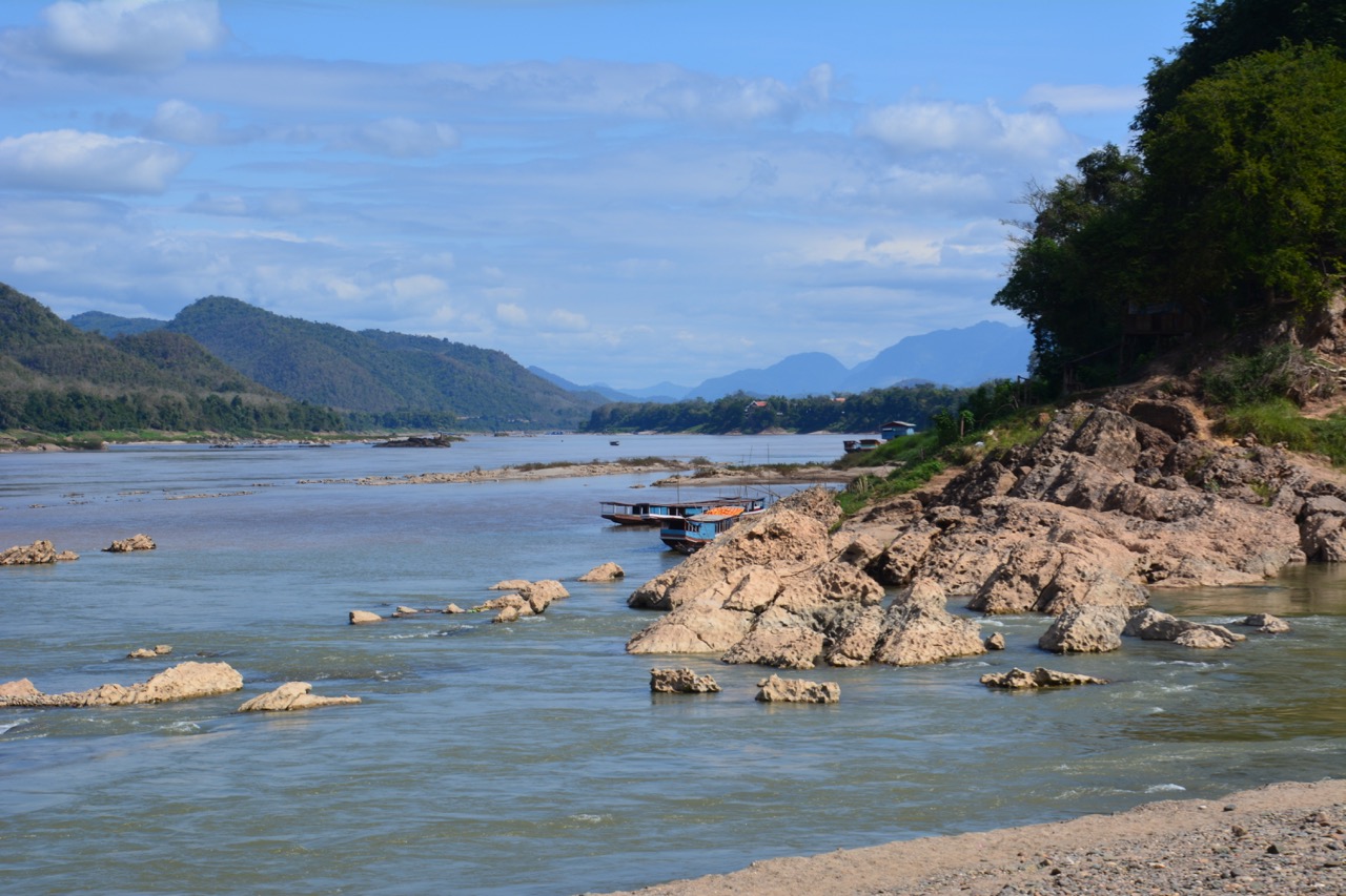 Der Mekong, mit 4500km einer der längsten Flüsse der Welt (10. längster)