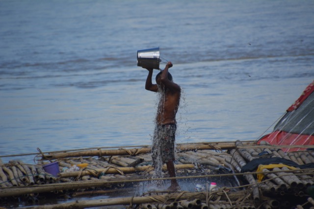 Waschen am Irrawaddy