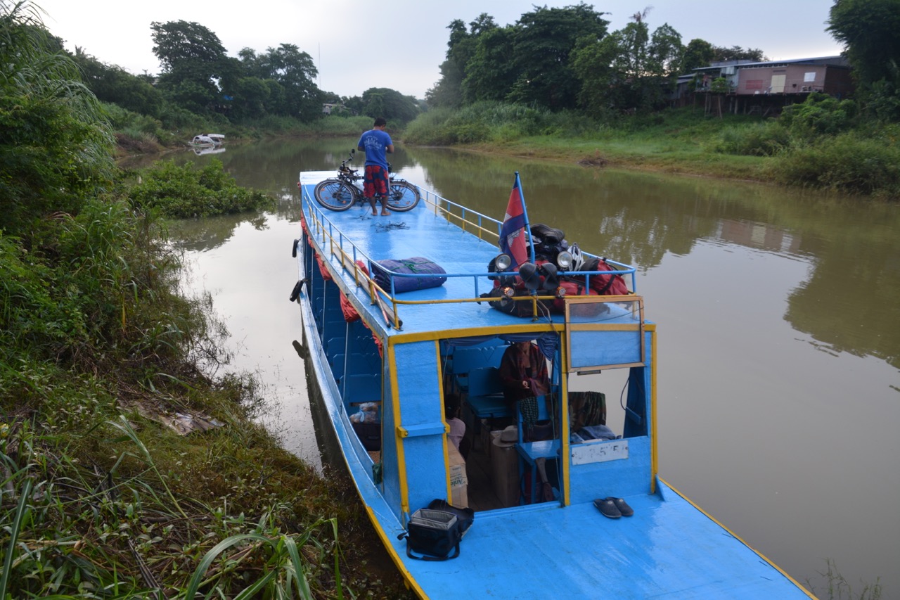 Flussfahrt nach Siem Reap