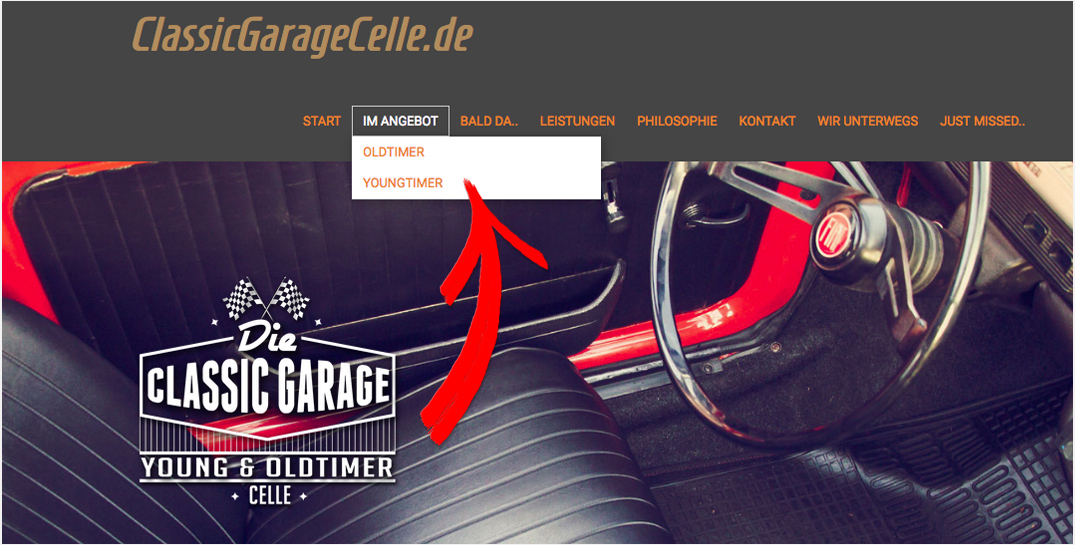 Wo sind die Autos ? - ClassicGarageCelle.de
