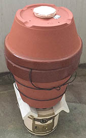 七輪で陶芸 絵と山と楽しみ