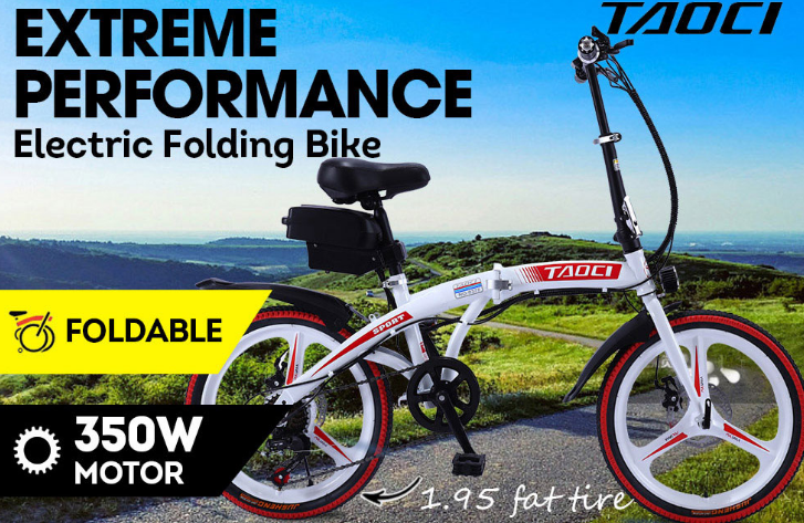 folding electric bike removable battery