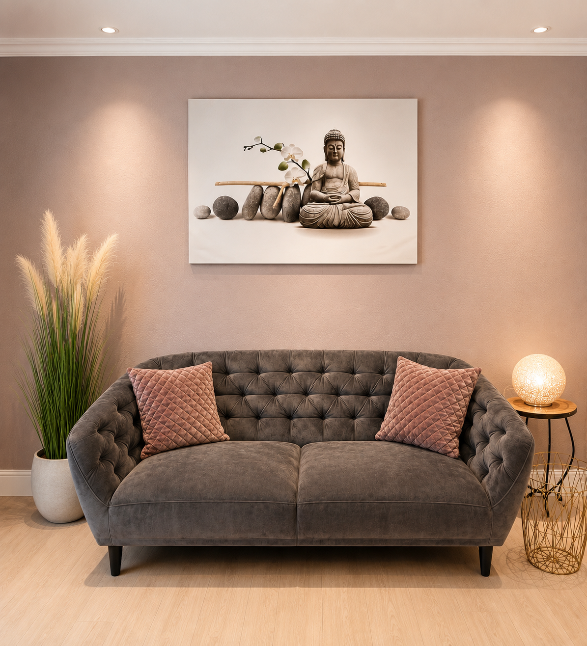 Gemütlicher Wartebereich im Beauty Concept Jansen Kosmetikstudio