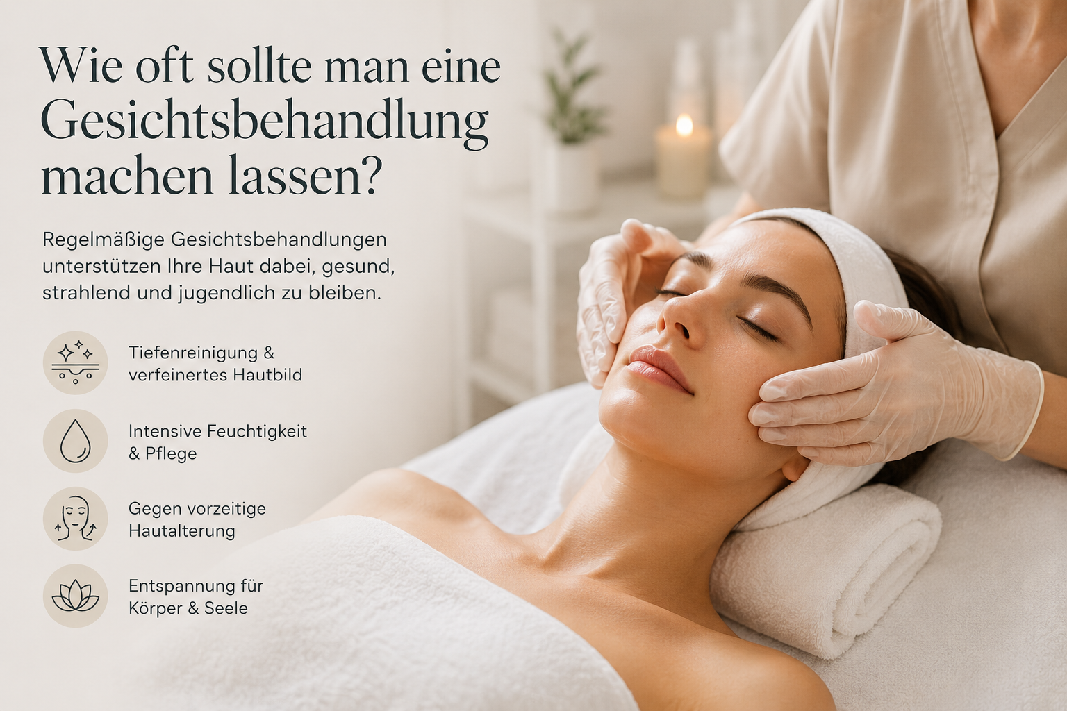 Wie oft sollte man eine Gesichtsbehandlung machen lassen?