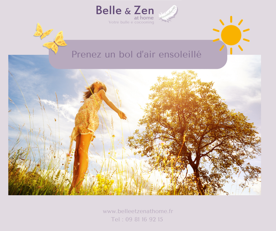 Prenez un bol d'air ensoleillé