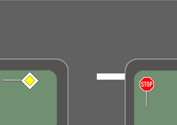 Wo müssen Autofahrer bei einem Stoppschild genau halten?