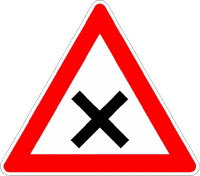 Kreuzung oder Einmündung mit Vorfahrt von rechts - frag-den-fahrlehrer